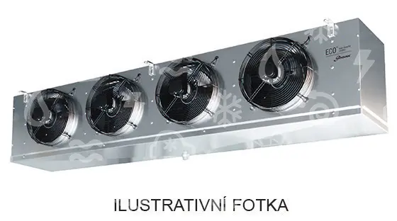 výparník ECO - Luvata GCE254G4, 5.56 kW (dT 8 st., R404) bez odtávání